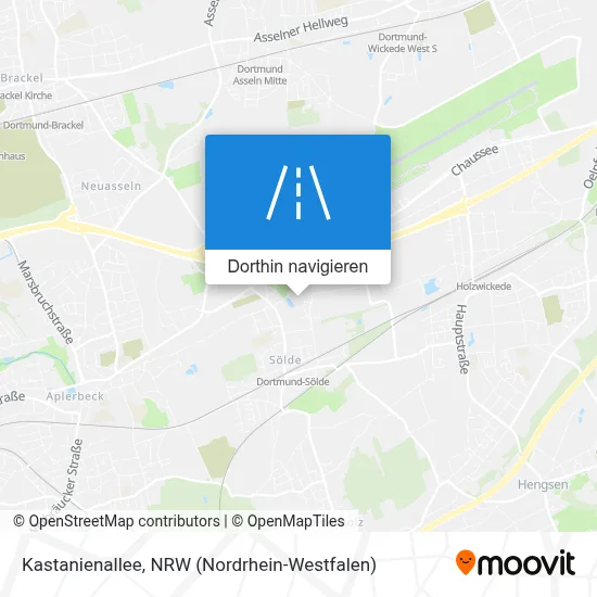 Kastanienallee Karte