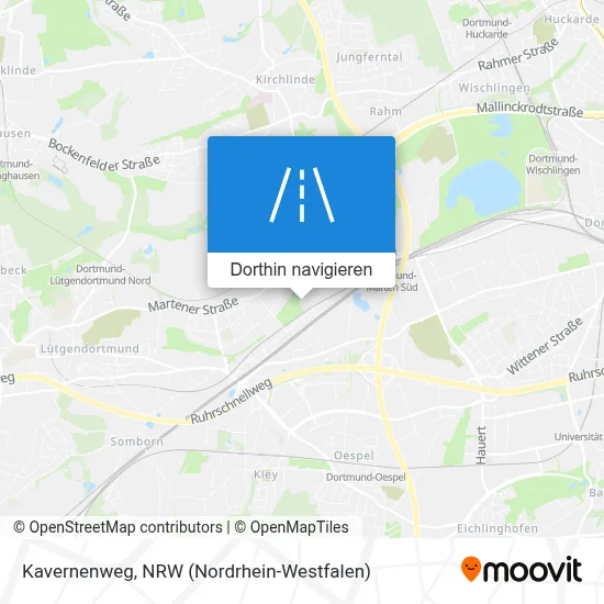 Kavernenweg Karte