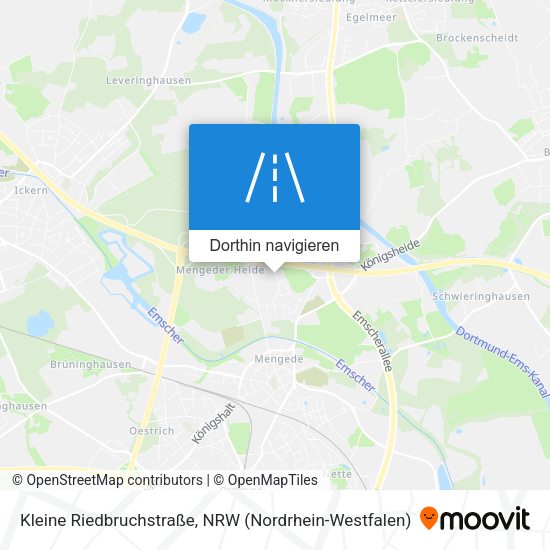 Kleine Riedbruchstraße Karte