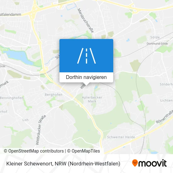 Kleiner Schewenort Karte