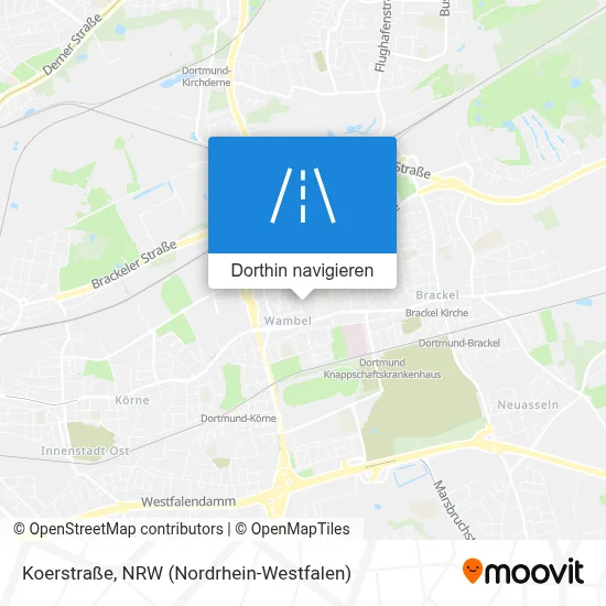 Koerstraße Karte