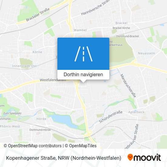 Kopenhagener Straße Karte