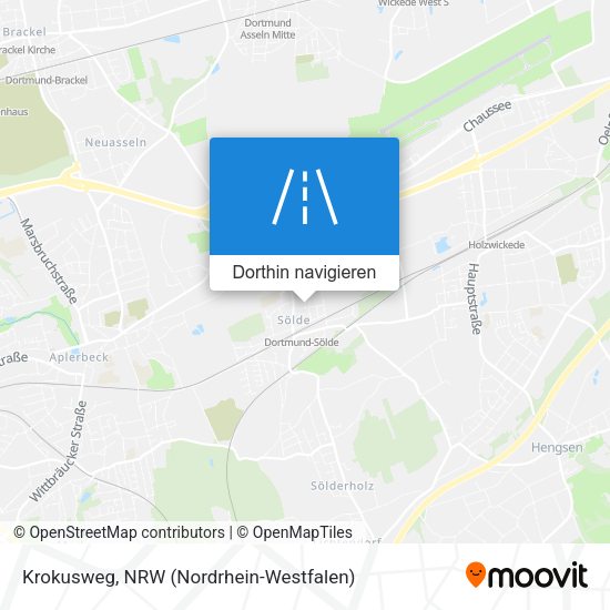 Krokusweg Karte