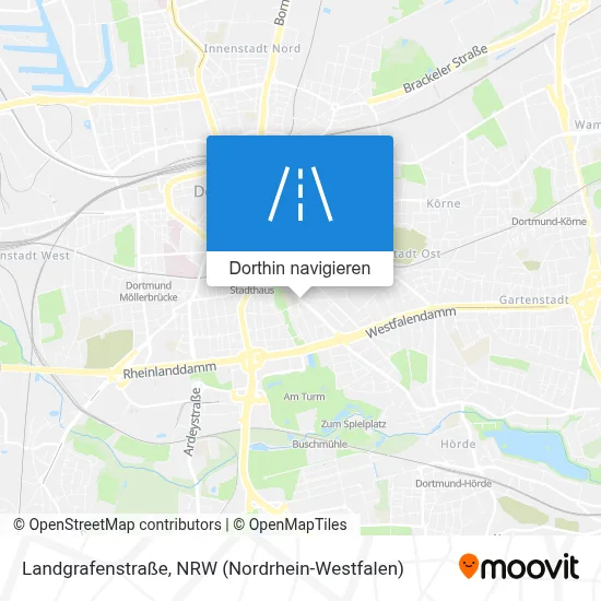 Landgrafenstraße Karte