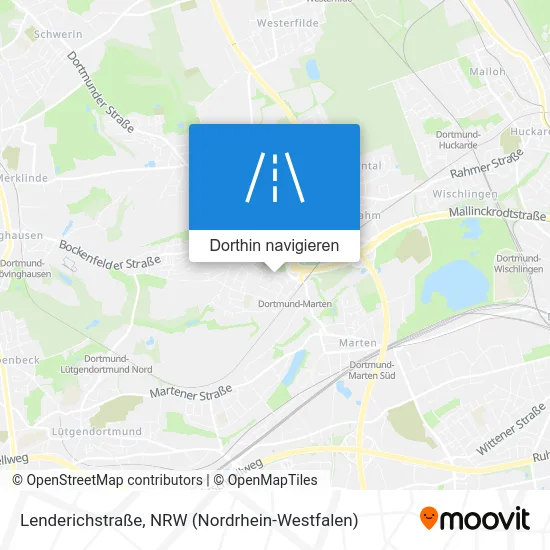 Lenderichstraße Karte