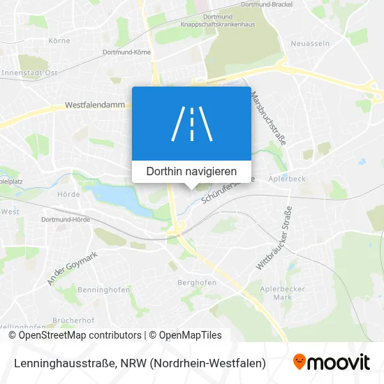 Lenninghausstraße Karte