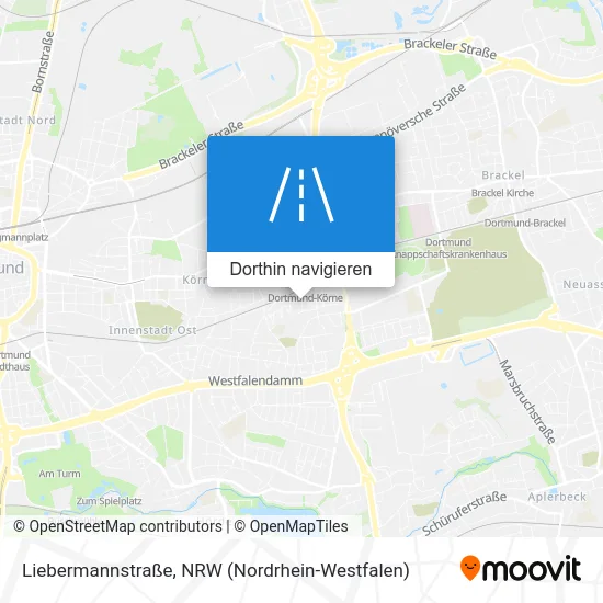 Liebermannstraße Karte