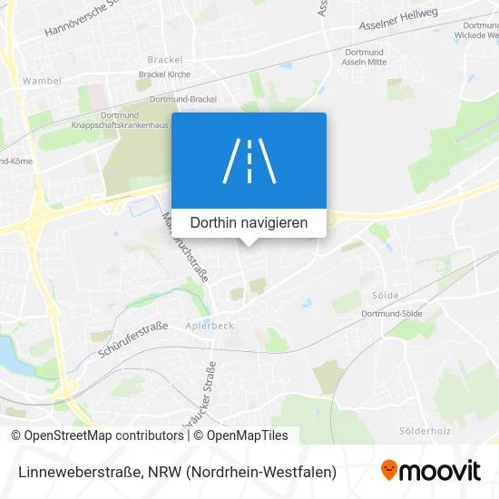 Linneweberstraße Karte