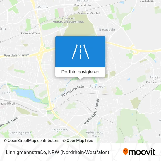 Linnigmannstraße Karte