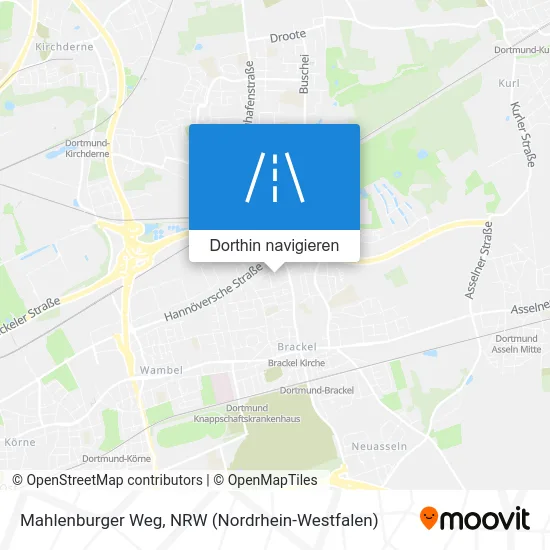 Mahlenburger Weg Karte