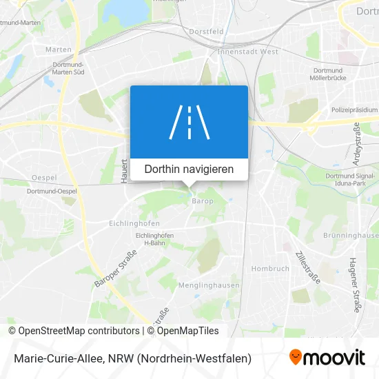 Marie-Curie-Allee Karte