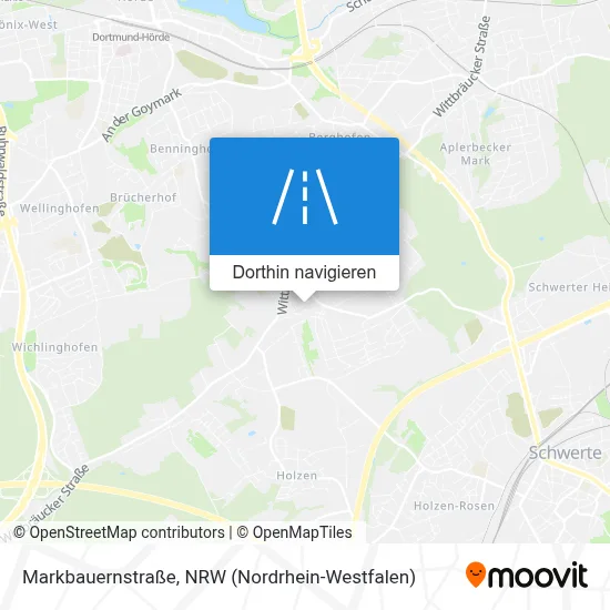 Markbauernstraße Karte