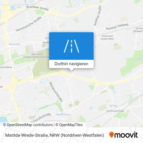 Matilda-Wrede-Straße Karte