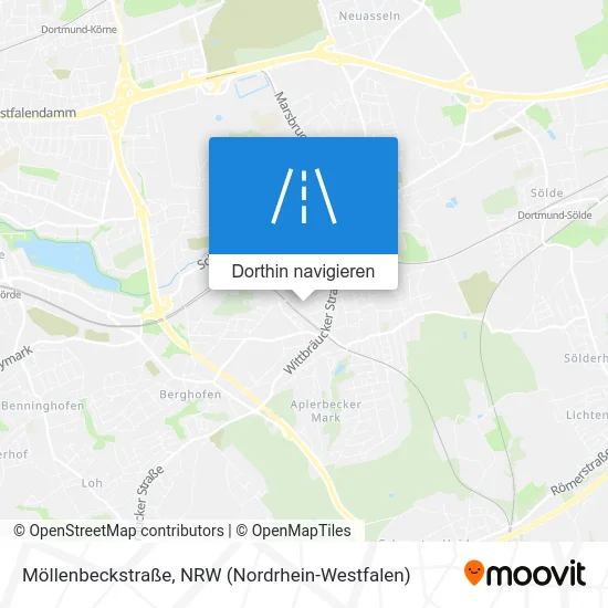 Möllenbeckstraße Karte