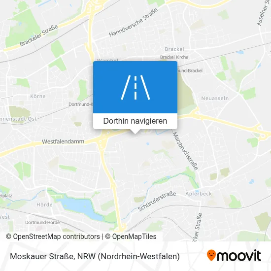 Moskauer Straße Karte