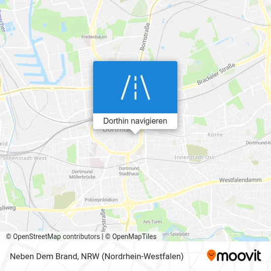 Neben Dem Brand Karte