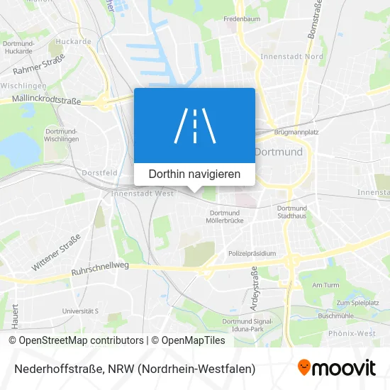 Nederhoffstraße Karte