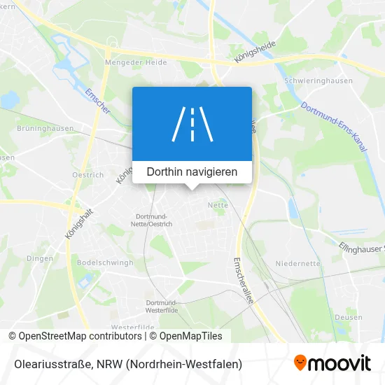 Oleariusstraße Karte