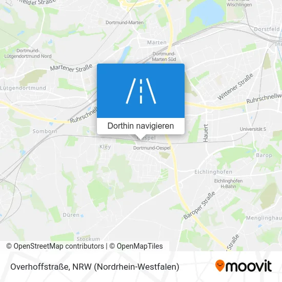 Overhoffstraße Karte
