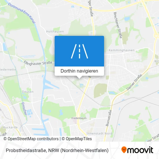 Probstheidastraße Karte