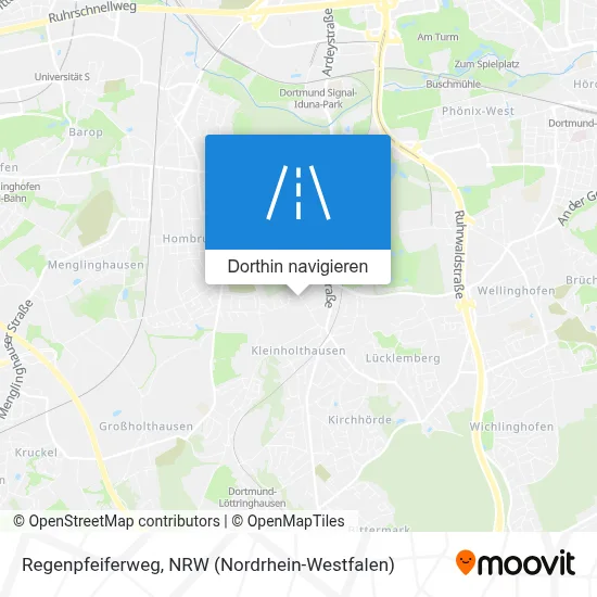 Regenpfeiferweg Karte