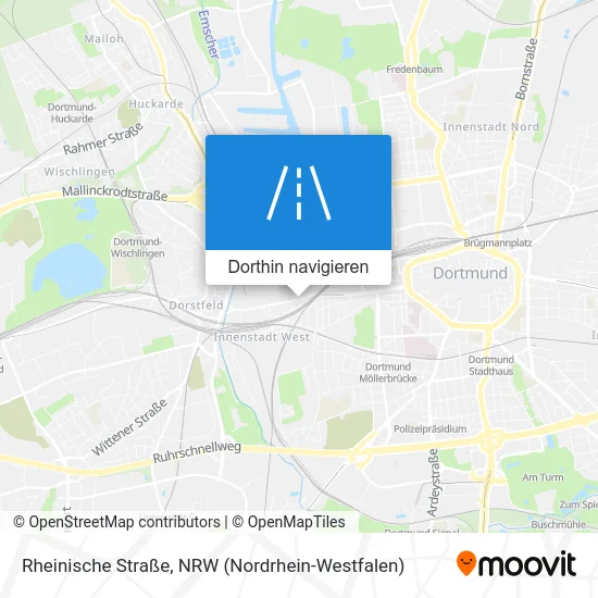 Rheinische Straße Karte