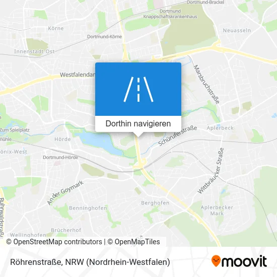 Röhrenstraße Karte