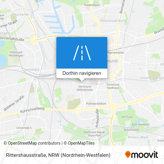 Rittershausstraße Karte