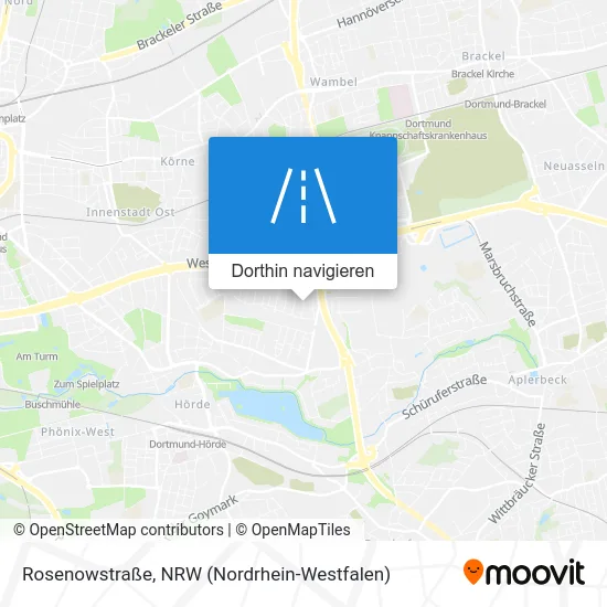 Rosenowstraße Karte