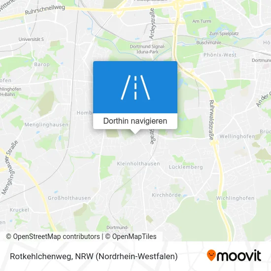 Rotkehlchenweg Karte