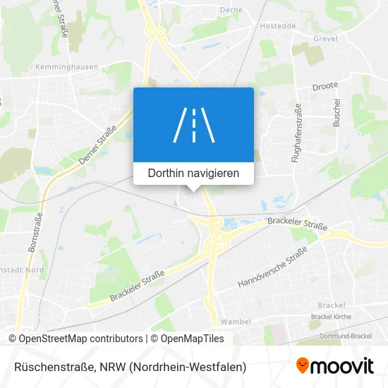 Rüschenstraße Karte