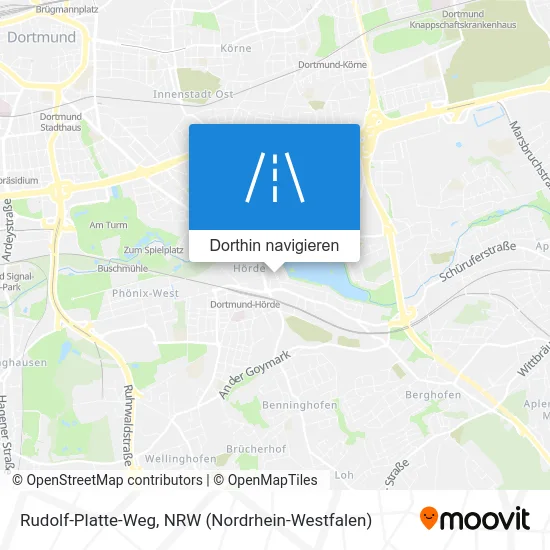 Rudolf-Platte-Weg Karte