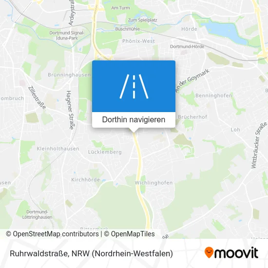 Ruhrwaldstraße Karte