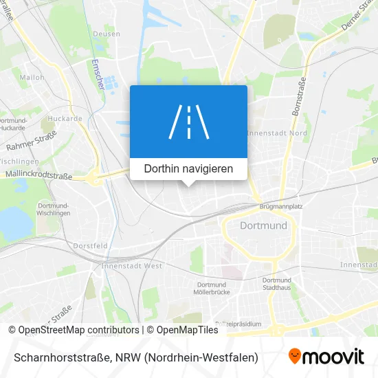 Scharnhorststraße Karte