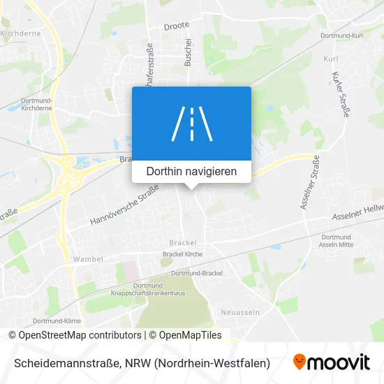 Scheidemannstraße Karte