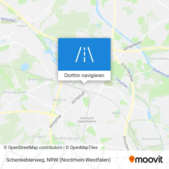 Schenkebierweg Karte