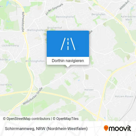 Schirrmannweg Karte