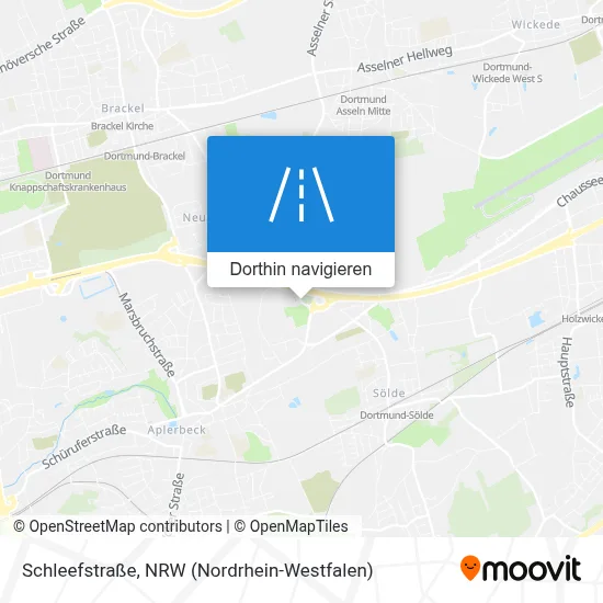 Schleefstraße Karte