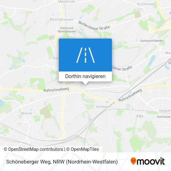 Schöneberger Weg Karte