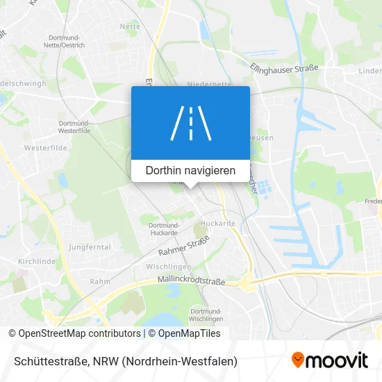 Schüttestraße Karte