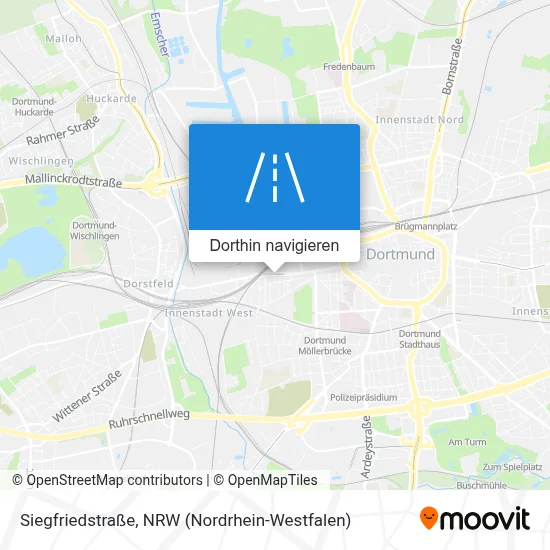 Siegfriedstraße Karte