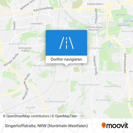 Singerhoffstraße Karte