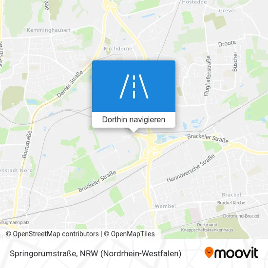 Springorumstraße Karte