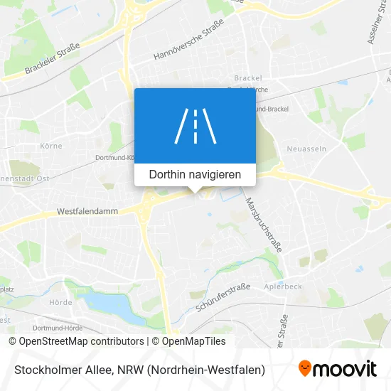 Stockholmer Allee Karte