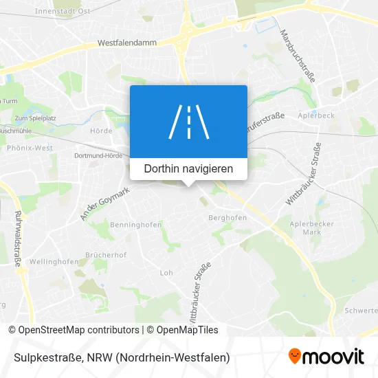 Sulpkestraße Karte