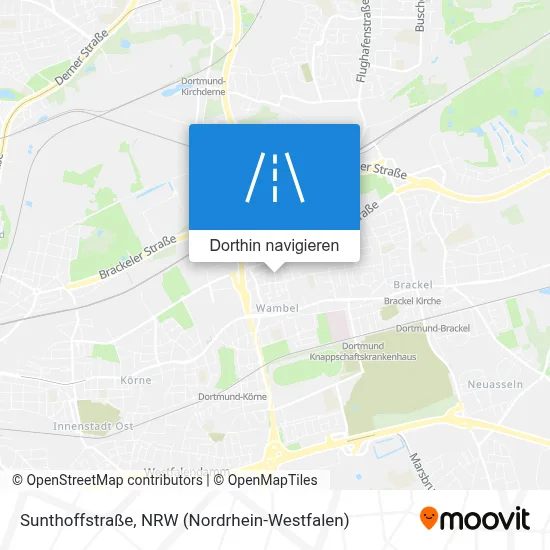 Sunthoffstraße Karte