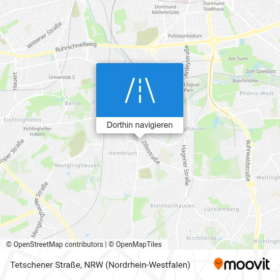 Tetschener Straße Karte