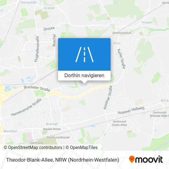 Theodor-Blank-Allee Karte