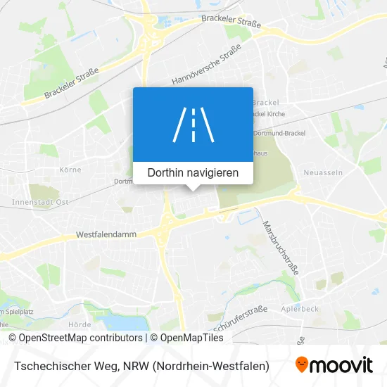 Tschechischer Weg Karte