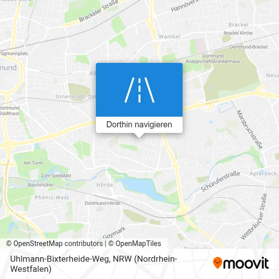 Uhlmann-Bixterheide-Weg Karte